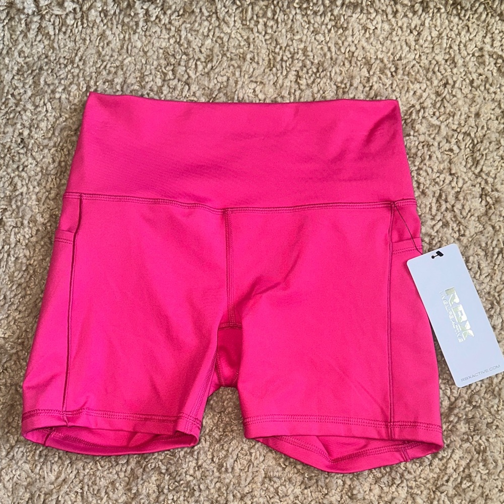 RBX Pink Biker Shorts (S)